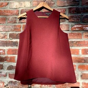 Banana Republic | Maroon Seamed Swing Tank